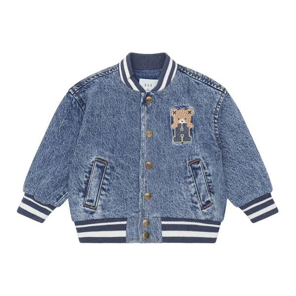 Huxbaby Dreamy Denim Bomber Jacket