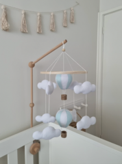 Roomi & Me Baby Mobile - Into the Clouds Blue-sleepwear-and-bedding-Bambini