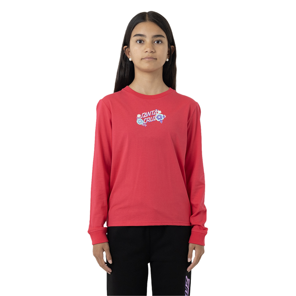 Santa Cruz Free Spirit Floral Front LS Tee
