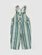 Goldie + Ace Evergreen Stripe Austin Denim Overalls