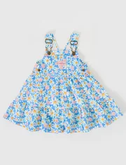 Goldie + Ace Seaside Daisy Tully Tiered Pinafore Dress-dresses-and-skirts-Bambini