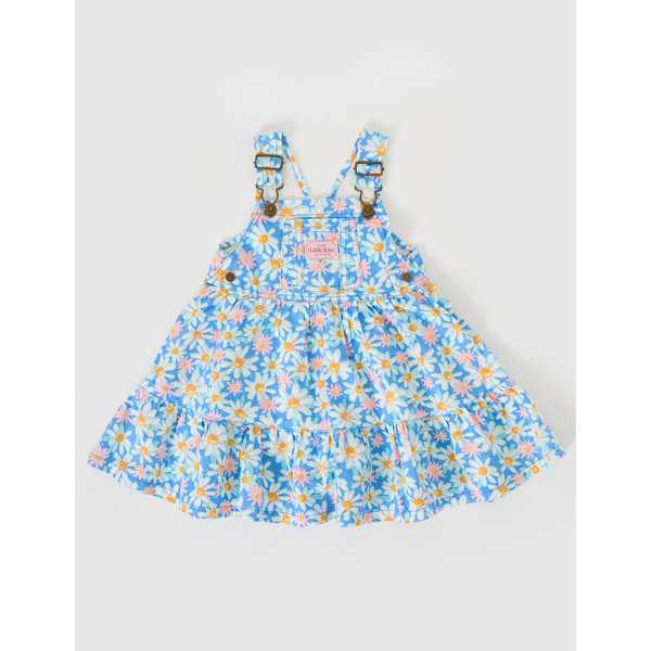 Goldie + Ace Seaside Daisy Tully Tiered Pinafore Dress