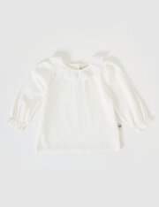 Goldie + Ace Laura LS Puff Sleeve Collar Top-tops-Bambini
