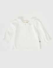 Goldie + Ace Laura LS Puff Sleeve Collar Top-tops-Bambini