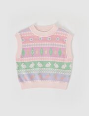 Goldie + Ace Amy Knit Vest-tops-Bambini