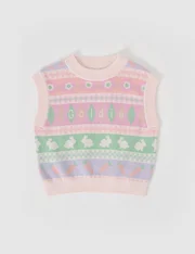 Goldie + Ace Amy Knit Vest-tops-Bambini