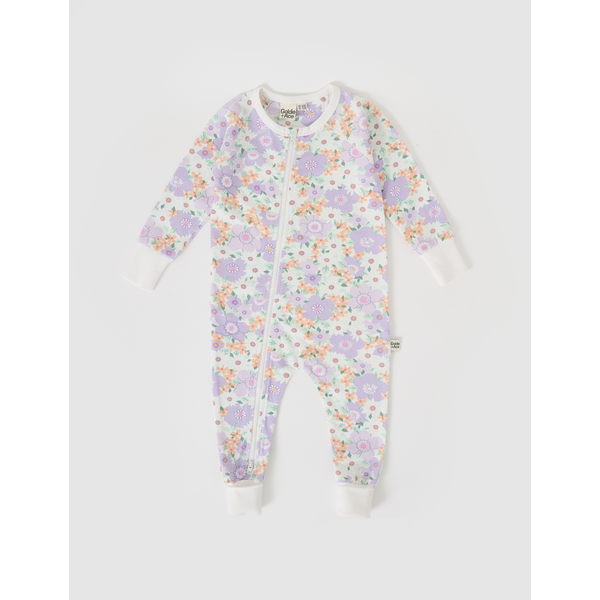 Goldie + Ace Flora Zipsuit