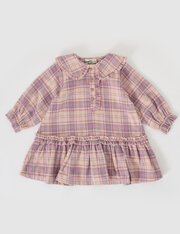 Goldie + Ace Diana Collared Check Dress-dresses-and-skirts-Bambini