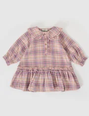 Goldie + Ace Diana Collared Check Dress-dresses-and-skirts-Bambini