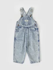 Goldie + Ace Austin Vintage Washed Denim Overalls-jumpsuits-and-overalls-Bambini