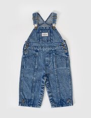 Goldie + Ace Blake Vintage Washed Denim Overalls-jumpsuits-and-overalls-Bambini