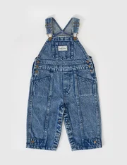 Goldie + Ace Blake Vintage Washed Denim Overalls-jumpsuits-and-overalls-Bambini