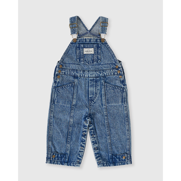 Goldie + Ace Blake Vintage Washed Denim Overalls
