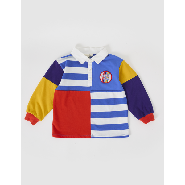 Goldie + Ace Myles Colour Block Rugby Polo