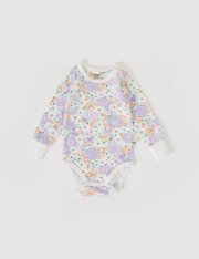 Goldie + Ace Flora LS Bodysuit-bodysuits-and-rompers-Bambini