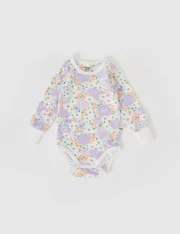 Goldie + Ace Flora LS Bodysuit-bodysuits-and-rompers-Bambini