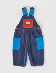Goldie + Ace Sammy Corduroy Colour Block Overalls-jumpsuits-and-overalls-Bambini