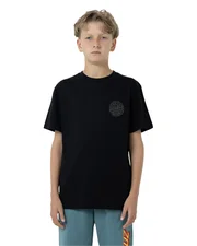 Santa Cruz Check Waste Dot Mono Reflect Tee-tops-Bambini