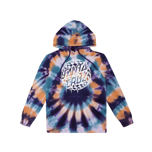 Santa Cruz Check Waste Dot Mono Front Hoodie