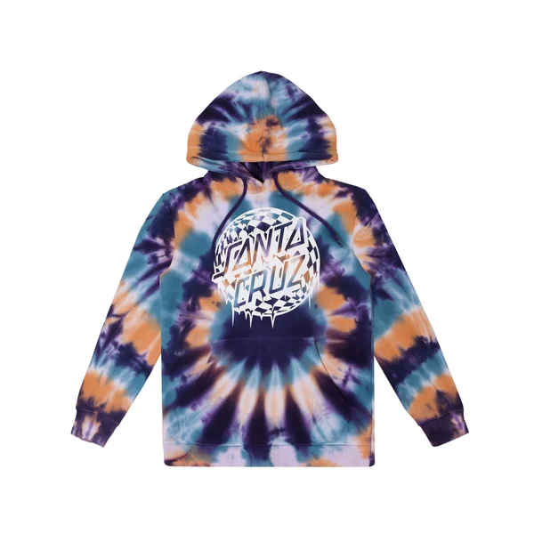 Santa Cruz Check Waste Dot Mono Front Hoodie