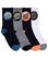 Santa Cruz Bold Shadow Dot Crew Sock 4 Pack
