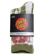 Santa Cruz Opus Dot Crew Sock 2 Pack-footwear-Bambini