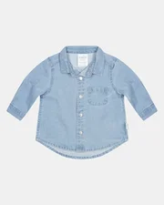 Toshi Denim LS Shirt-tops-Bambini