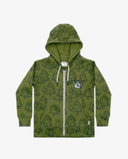 Band Of Boys Forest On Repeat Zip Hood-tops-Bambini