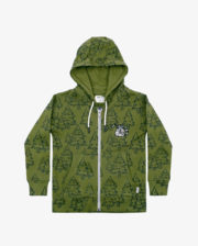 Band Of Boys Forest On Repeat Zip Hood-tops-Bambini