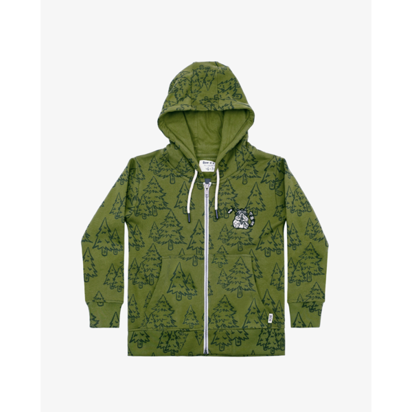 Band Of Boys Forest On Repeat Zip Hood