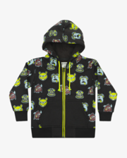 Band Of Boys Monster Repeat Zip Hood-tops-Bambini