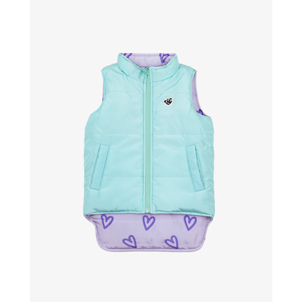The Girl Club TGC Reversible Puffer Vest