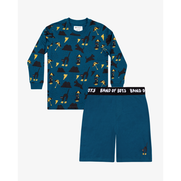 Band Of Boys Raining Cats + Dogs Pyjamas