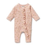 Wilson & Frenchy Waffle Ruffle Zipsuit-bodysuits-and-rompers-Bambini