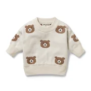 Wilson & Frenchy Knitted Jacquard Jumper-tops-Bambini