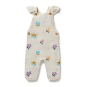 Wilson & Frenchy Knitted Ruffle Jacquard Overall-bodysuits-and-rompers-Bambini