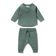 Wilson & Frenchy Waffle Set-sleepwear-Bambini