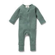 Wilson & Frenchy Waffle Zipsuit-bodysuits-and-rompers-Bambini