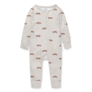 Aster & Oak Classic Car Zip Romper-bodysuits-and-rompers-Bambini