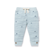 Aster & Oak Striped Seal Rib Legging-pants-and-shorts-Bambini