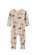 Milky Wildlife Zip Romper