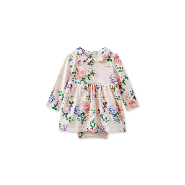 Milky Hydrangea Baby Dress