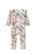 Milky Hydrangea Zip Frill Romper