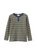 Milky Waffle Stripe Henley