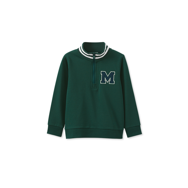 Milky Green Zip Sweat