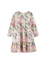 Milky Hydrangea Tiered Dress-dresses-and-skirts-Bambini