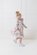 Milky Hydrangea Tiered Dress
