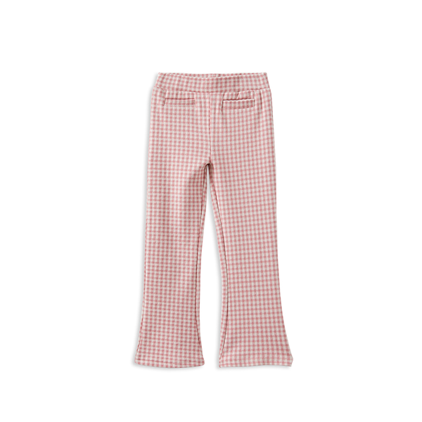 Milky Rose Check Pant