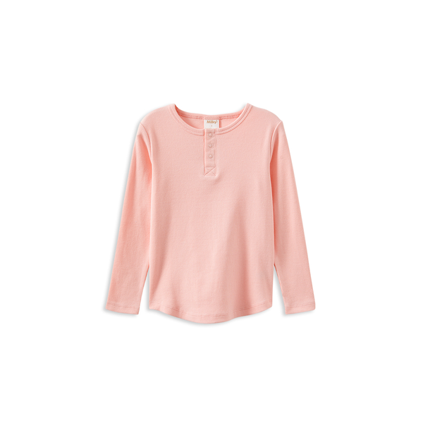 Milky Whisper Rose Henley