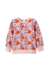 Milky Sunflower Fleece Sweat-tops-Bambini